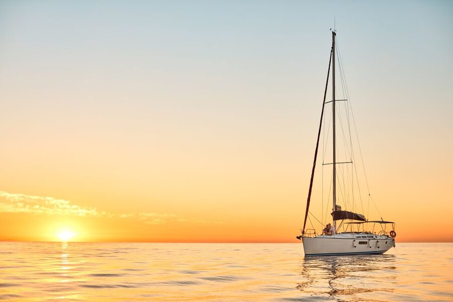 Barcelona: Sunset Sailing Experience with Snacks and Cava - Leaving Port Olímpic for the Barcelona coast
