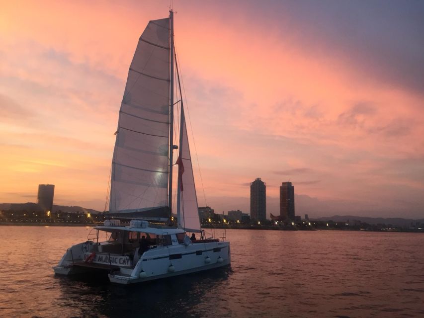 Barcelona: Sunset Sailing Tour with Open Bar & Snacks - Key points to know before booking