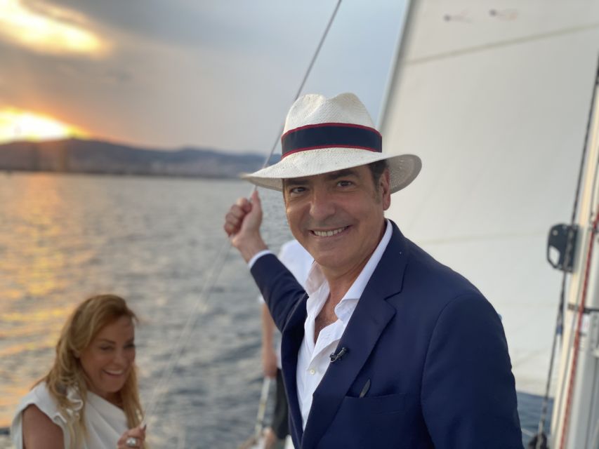 Barcelona: Sunset Sailing Tour with Open Bar & Snacks - Sunset behind Barcelona’s hills