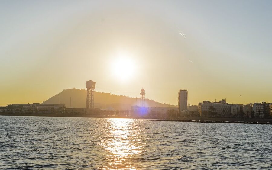 Barcelona Sunset Sailing with Gin Tonic Workshop Option - Cruising past Barcelona’s coast