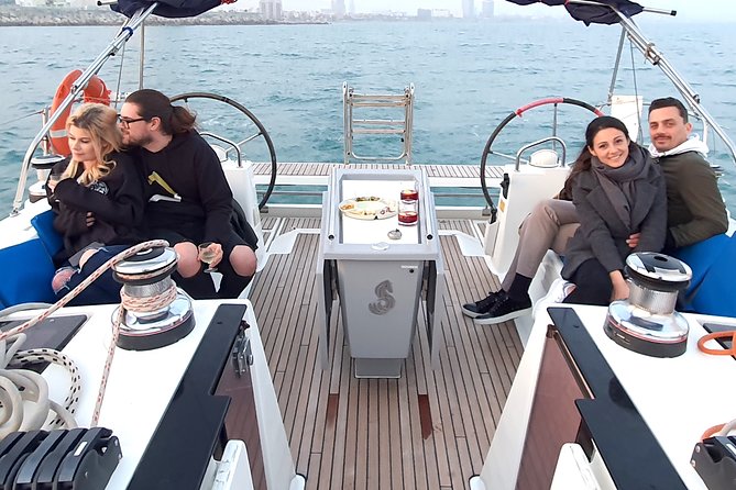 Barcelona Unforgettable Sailing Cruise with Open Bar and Snacks - Passing through the commercial port drawbridge