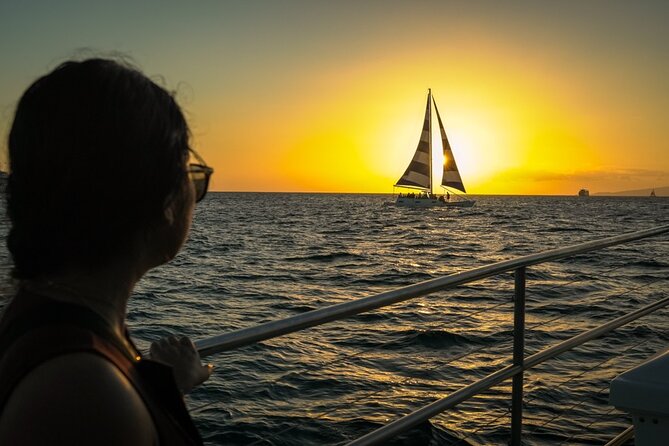 Best Waikiki Sunset Cruise:BYOB Sunset Sail with Swimming - The sunset swim off Waikiki