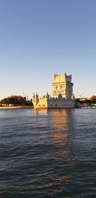 ⛵Bluemotion Lisbon⛵: Sunset sailing tour in Tagus River - Sunset at Belém Tower