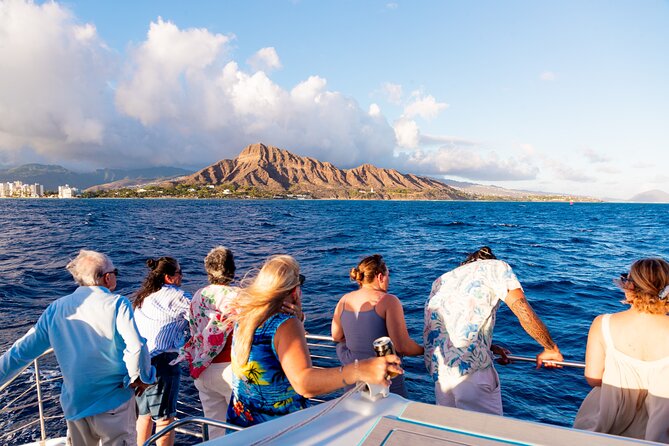 Board from Waikiki Beach for a scenic Sunset Sail on the Hāwea - How much value do you get for $72.96?