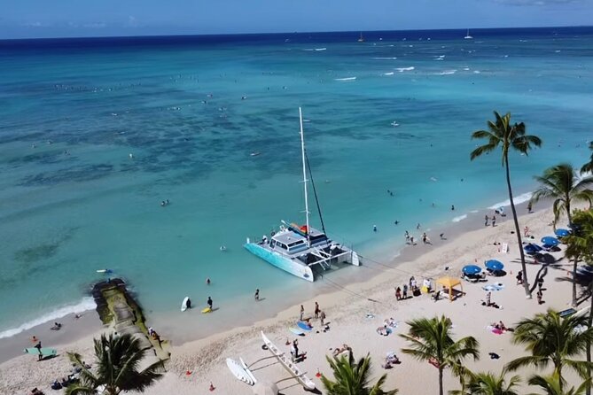 Board from Waikiki Beach for Aloha Hour Sail on Hāwea Catamaran - Comfort, safety, and the feel of the ride