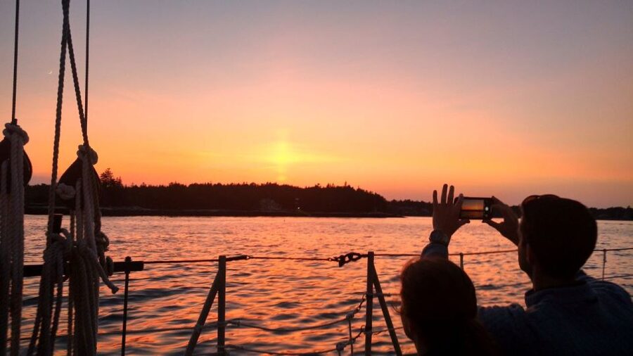 Boothbay Harbor: Schooner Apple Jack Sunset Sailing Cruise - Setting sail from Fisherman’s Wharf