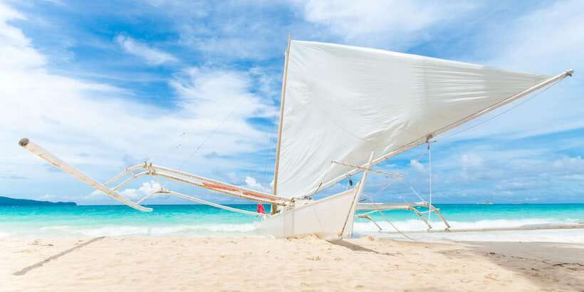 Boracay: Paraw Sailing - What you see from offshore