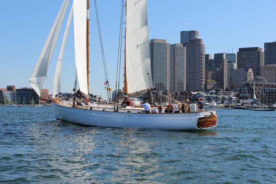 Boston: Harbor Champagne Sunset Sail from Rowes Wharf - What the crew adds to the ride