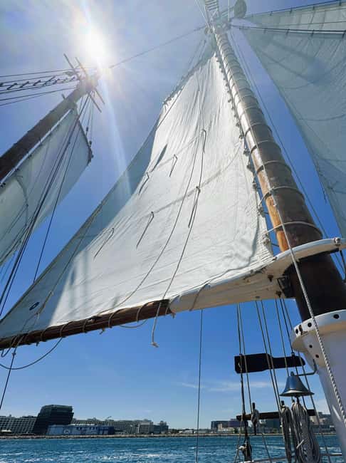 Boston: Tall Ship Harbor Sail - The changing Boston view from the water