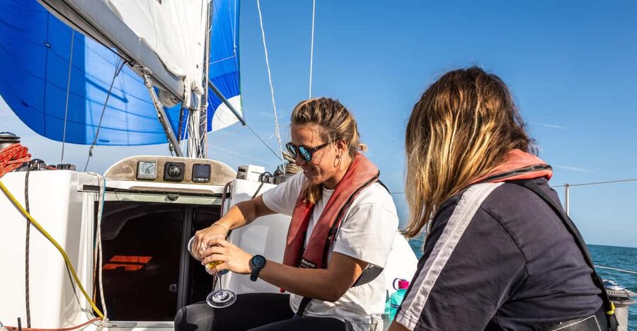 Brighton: Sailing Trip with Drinks - Taking the helm and trimming the sails