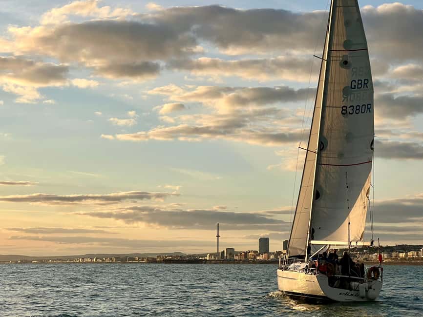Brighton: Sunset Sailing Cruise with a Glass of Wine - Taking the helm with an RYA skipper
