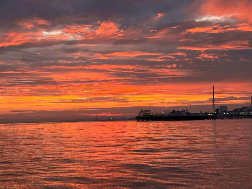 Brighton: Sunset Sailing Cruise with a Glass of Wine - Brighton from the water