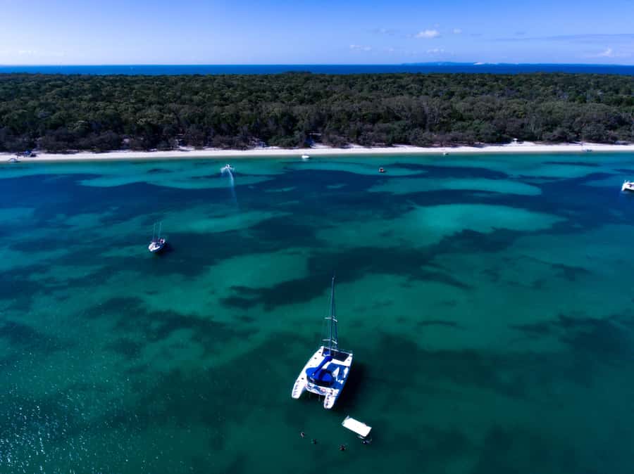 Brisbane: Half-Day Moreton Bay Sailing Cruise with Antipasto - Moreton Bay from the water