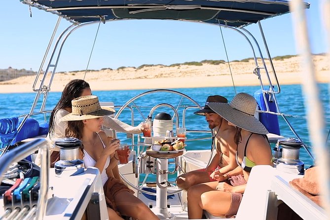 Cabo San Lucas Private 38 ft Sailing Tour with Snorkeling - Snacks, lunch-style food, and the open bar