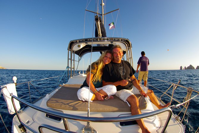 Cabo San Lucas Sunset Sailing Shared Cruise - Heading toward Land’s End and El Arco