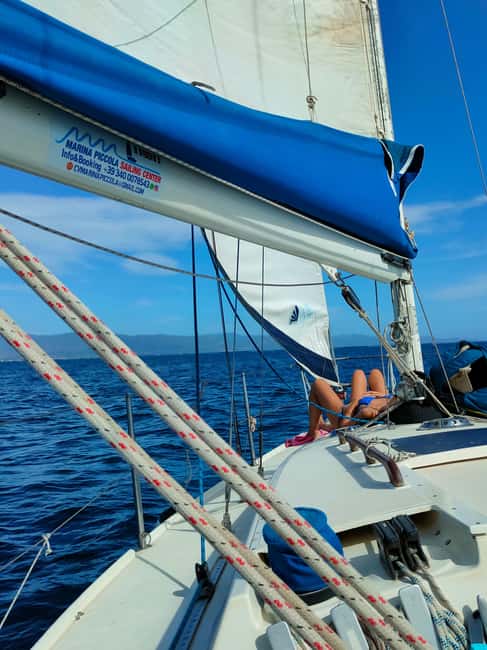 Cagliari Sailing Boat Tour with Snorkeling and Drink - Swimming in the natural pools