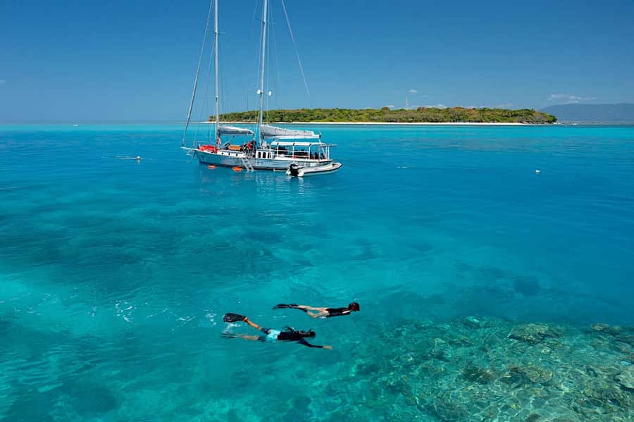Cairns: Green Island & Great Barrier Reef Sailing Tour - Green Island: beach time and optional extras