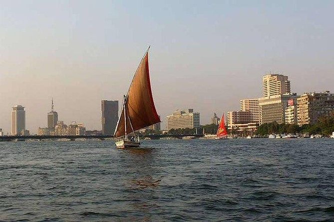 Cairo layover Giza Pyramids ,River Nile felucca sailboat and camel ride - Lunch before the Nile