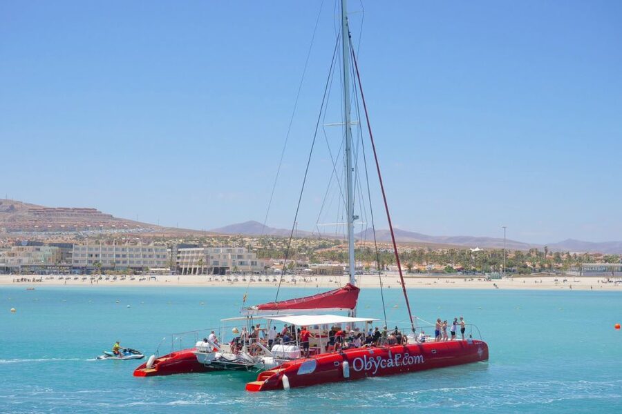 Caleta de Fuste: Catamaran Sailing Experience - Setting sail from Caleta de Fuste