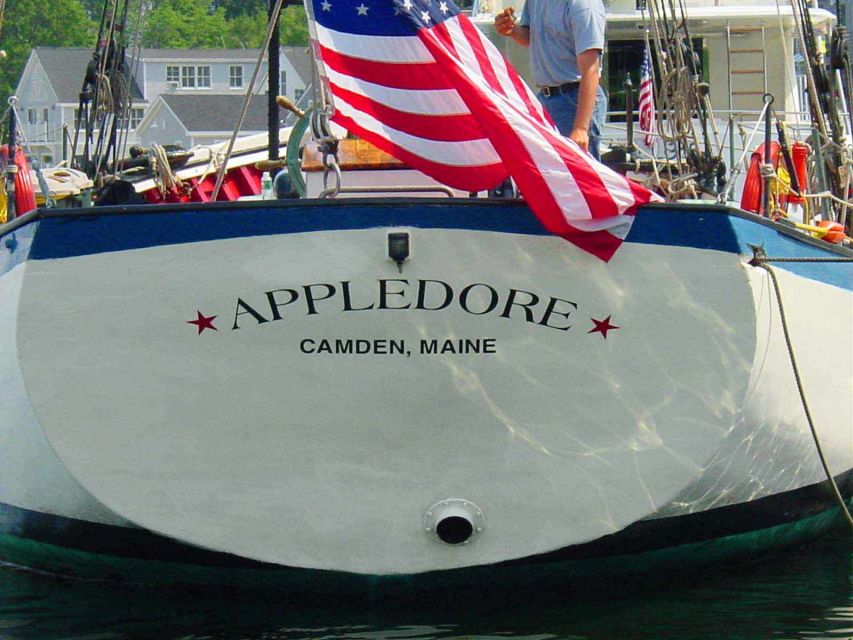 Camden: Sunset Sailing Cruise on a Wooden Schooner - Camden Harbor and the route toward Penobscot Bay