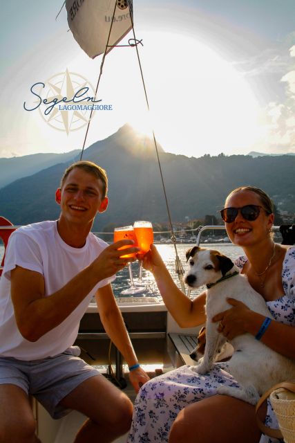 Cannero Riviera: Sunset Sailing Lago Maggiore - Meeting Adrian at Cannero Riviera harbor
