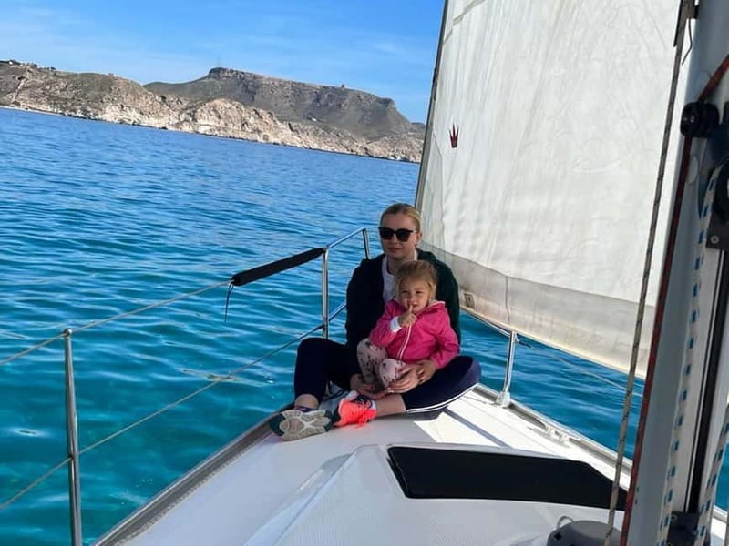 Carboneras: Cabo de Gata Caves and Los Muertos Sailing Tour - Mesa Roldán Lighthouse and the coast’s old working sites