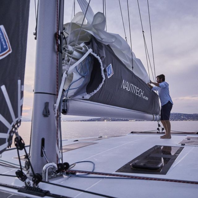 Cascais:Luxury Private Sailing Catamaran Cruise with a Drink - Comfort, clothing, and onboard details