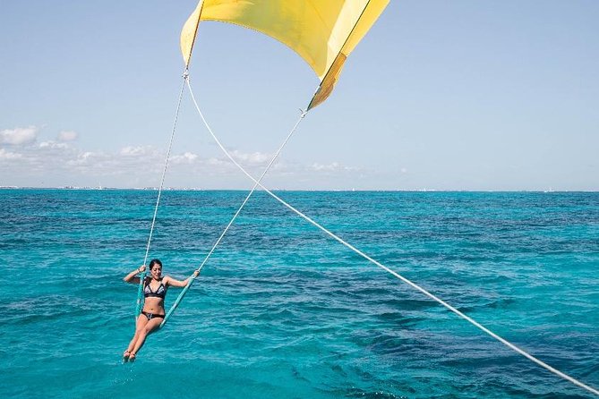 Catamaran Sail to Isla Mujeres with all inclusive from Cancun or Riviera Maya - Beach-club lunch and time to relax