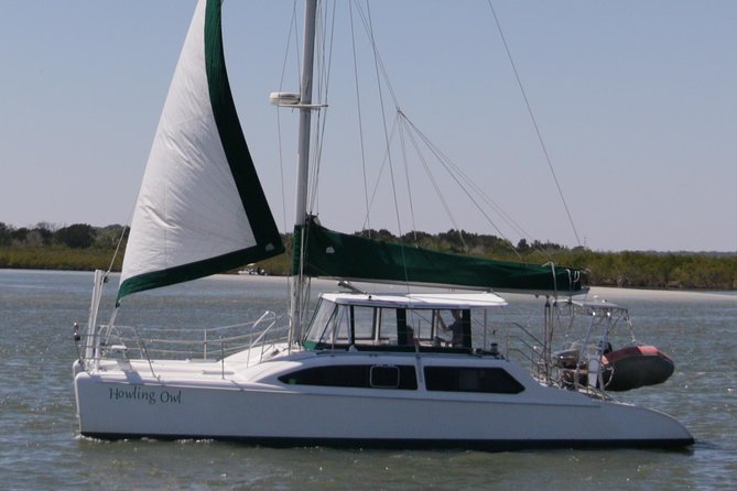 Catamaran Sailing Dolphin/Manatee Watch in Daytona Beach - A Small Catamaran on the Halifax River