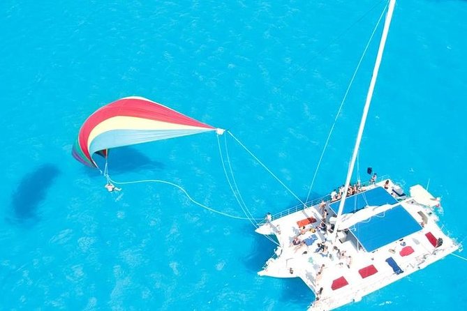 Catamaran Sailing to Isla Mujeres with Snorkeling, Lunch & Open Bar included - The spinnaker ride and the open bar