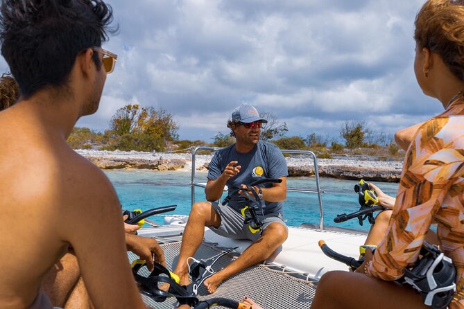Catamaran Snorkel & BBQ Sail (cruise friendly) - Boarding the catamaran from Nautico Marina
