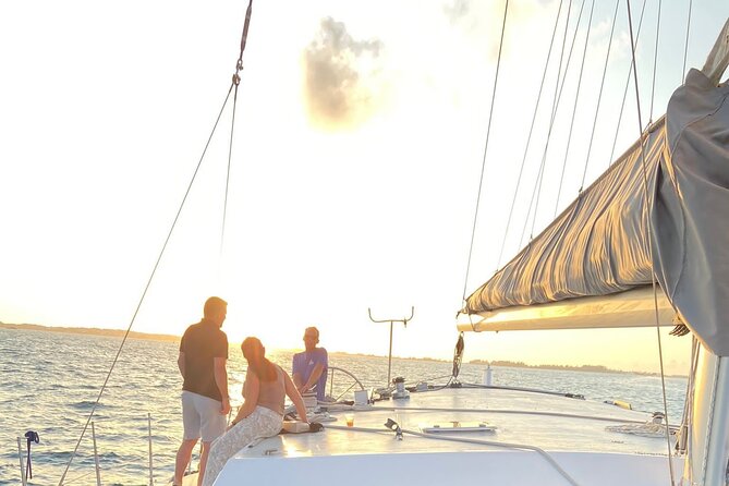 Catamaran Sunset Sail - What happens at the Dockyard departure point