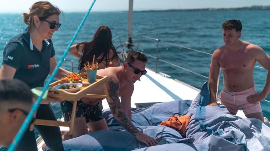 Catania: Sail Tour of Cyclops Coast with Sicilian Aperitif - Swimming near the Cyclopean Isles