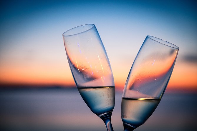 Champagne Sunset Sail from Margaritaville - The sail past St. Thomas