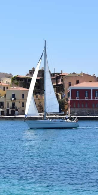 Chania: Private Sailing Cruise with Snorkel, Lunch & Drinks - Leaving Chania’s Old Venetian Harbour at 10am
