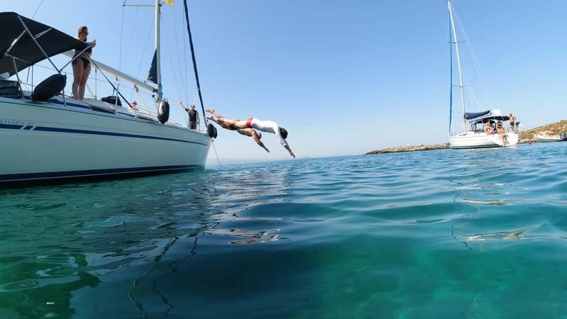 Chania: Private Sailing Cruise with Snorkel, Lunch & Drinks - Maherida Bay and its turquoise water