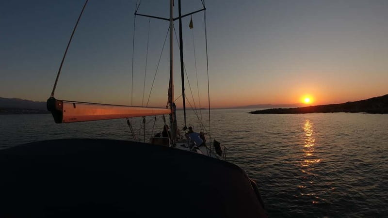 Chania: Private Sailing Cruise with Snorkel, Lunch & Drinks - Agios Theodoroi, a protected island stop