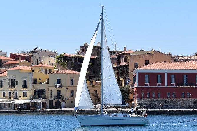 Chania shared Sailing cruise in a small group - Sailing along the Chania coast