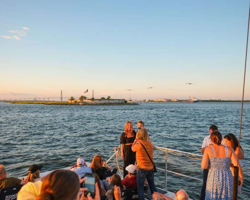 Charleston Harbor Sunset Cruise with Music & Onboard Bar - Key points to know before boarding