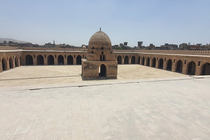 Coptic Cairo, Mosques , sailing on Nile and Bazaar Private Tour with Lunch - Ibn Tulun Mosque and the climb to its minaret