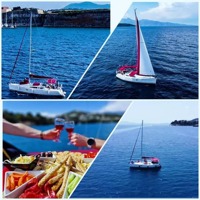 Corfu: Private Sailing Cruise- Swim Stops with Food & Drinks - Setting out from Gouvia Marina on Nikolas