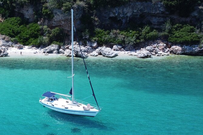 Corfu:Private sailing yacht cruise for up to 10 guests - Mouse Island and the low-flying planes