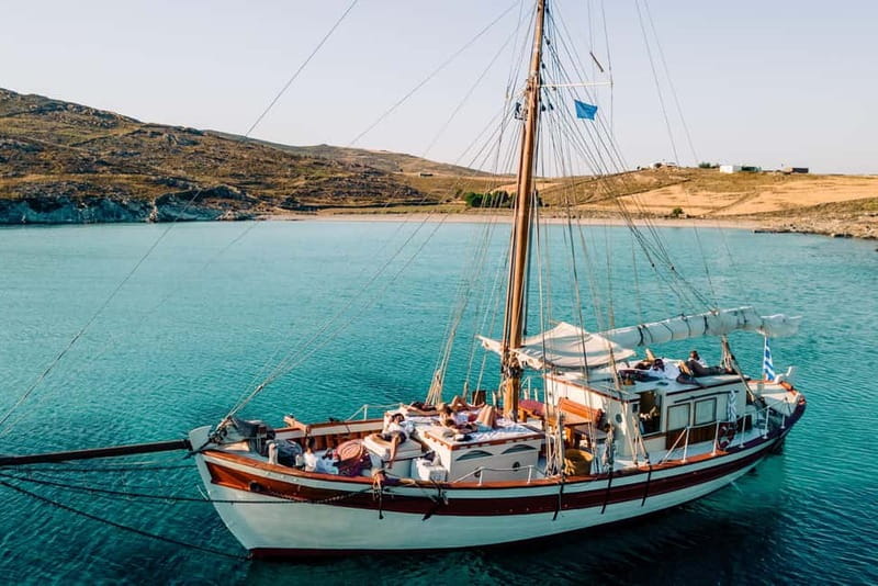 Corfu: Sunset Cruise on a Traditional Wooden Sailing Yacht - Drinks, finger foods, and the onboard mood