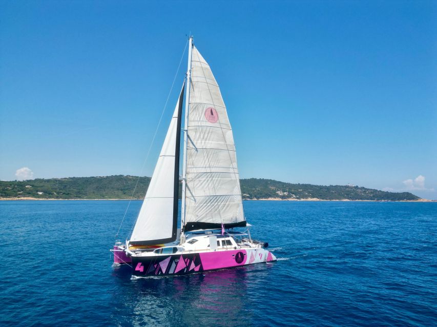 Côte d'Azur: Half-Day Coastline Catamaran Sailing Tour - Crew Service and the Feel of the Boat