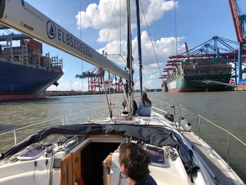 "Cruise in the City" - Sailing Yacht Event, Hamburg/Elbe - Following the Elbe toward Övelgönne and Teufelsbrück