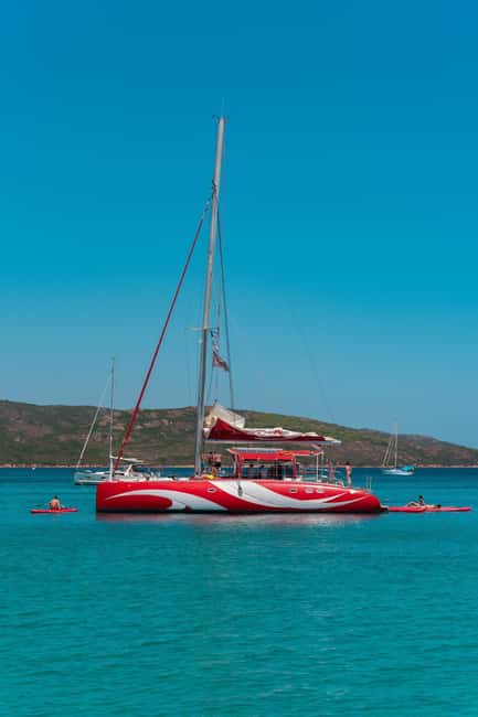 Cruising on a sailing maxi-catamaran - Who will enjoy this sailing day most