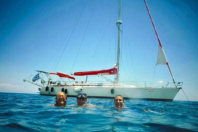 Day Cruise by a Sailing Yacht to the most beautiful bays or Rhodes (Small Group) - Anthony Quinn Bay: Dramatic Water and Plenty of Company