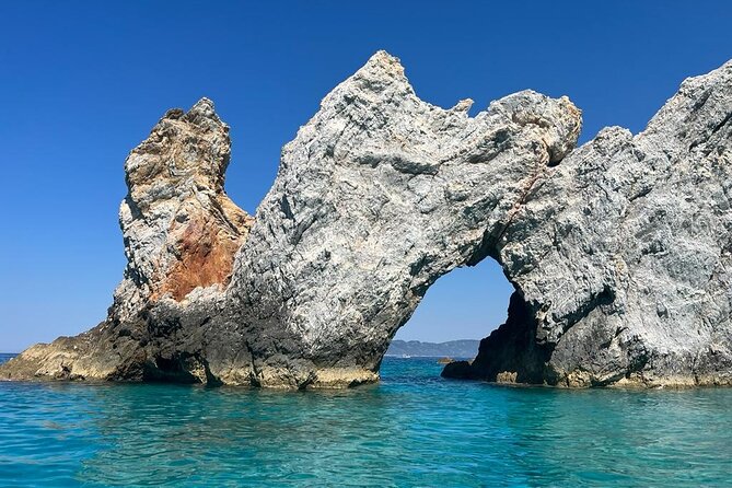 Day sailing Skiathos Skopelos with lunch on Rainbow yacht - Lalaria Beach adds a famous Skiathos view