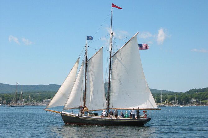 Day Sails and Sunset tours on Schooner Surprise in Camden Maine - Setting Sail from Camden Harbor