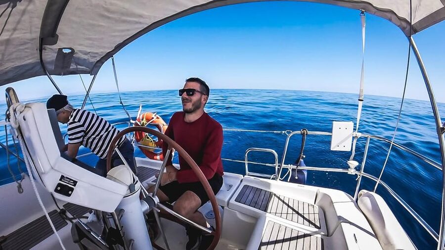 Denia: Sunset Electric Sailboat Cruise with Dolphin Spotting - Weather can change the plan